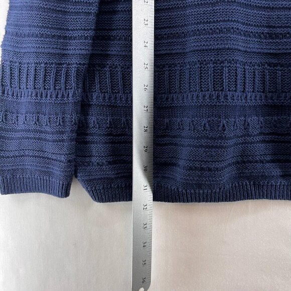 GAP Sweater Womens Size 2XL Striped Jacquard Jumper Long Sleeve Pullover Blue - Picture 11 of 11